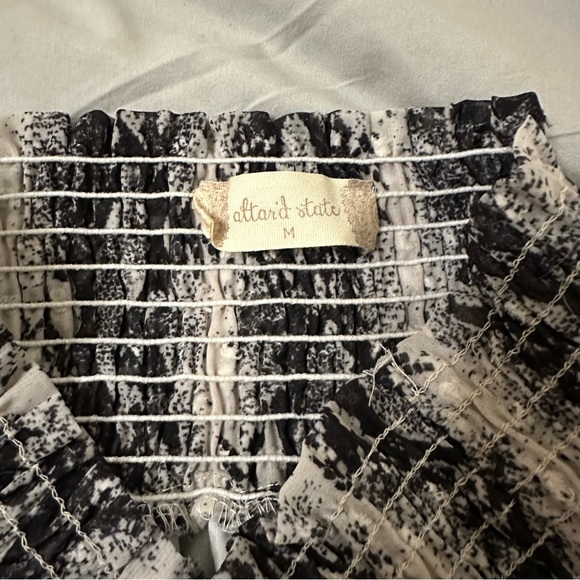 Altar’d State | Python Ruffle Tiered Mini Skirt - Picture 2 of 3